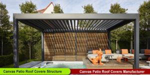 Canvas Patio Roof Covers Structure Manufacturer
