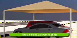 Tensile Portable Car Parking Shade