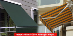 Motorized Retractable Awnings Canopy