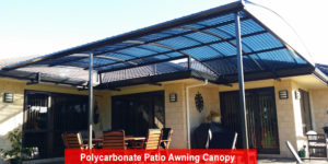 Polycarbonate Patio Awning Canopy