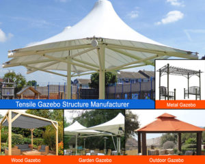 tensile gazebo structure manufacturer in Delhi and Noida